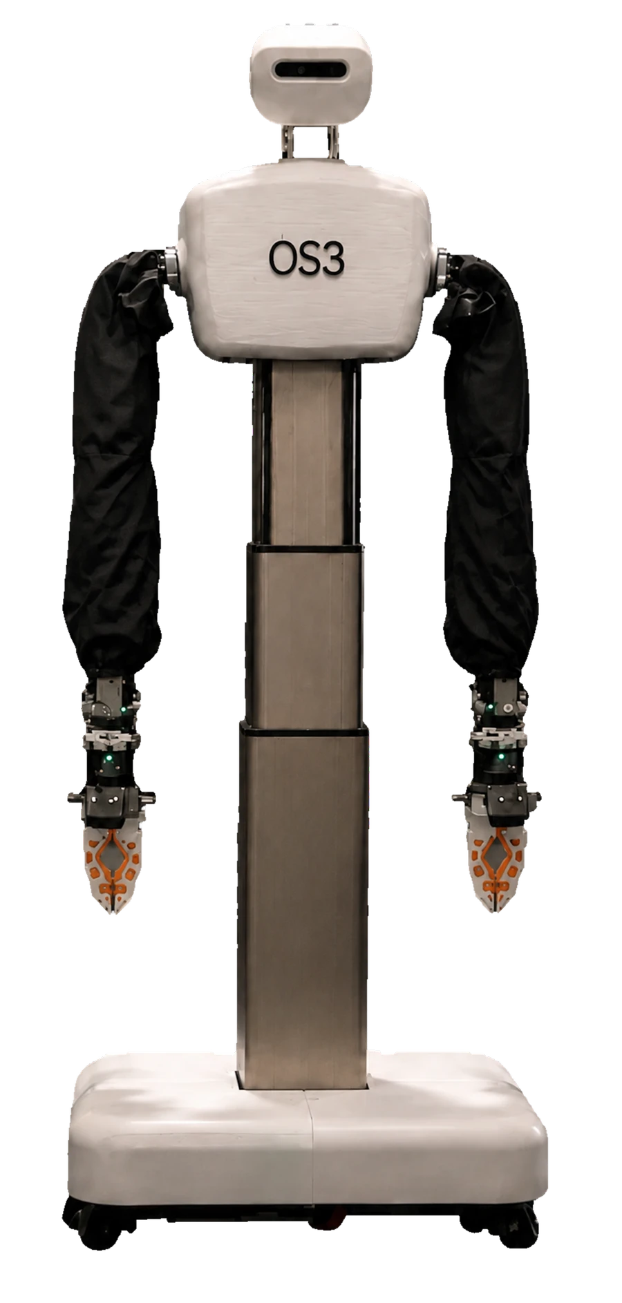 HALE 1.0 with two arms, a telescoping torso and an omnidirectional base